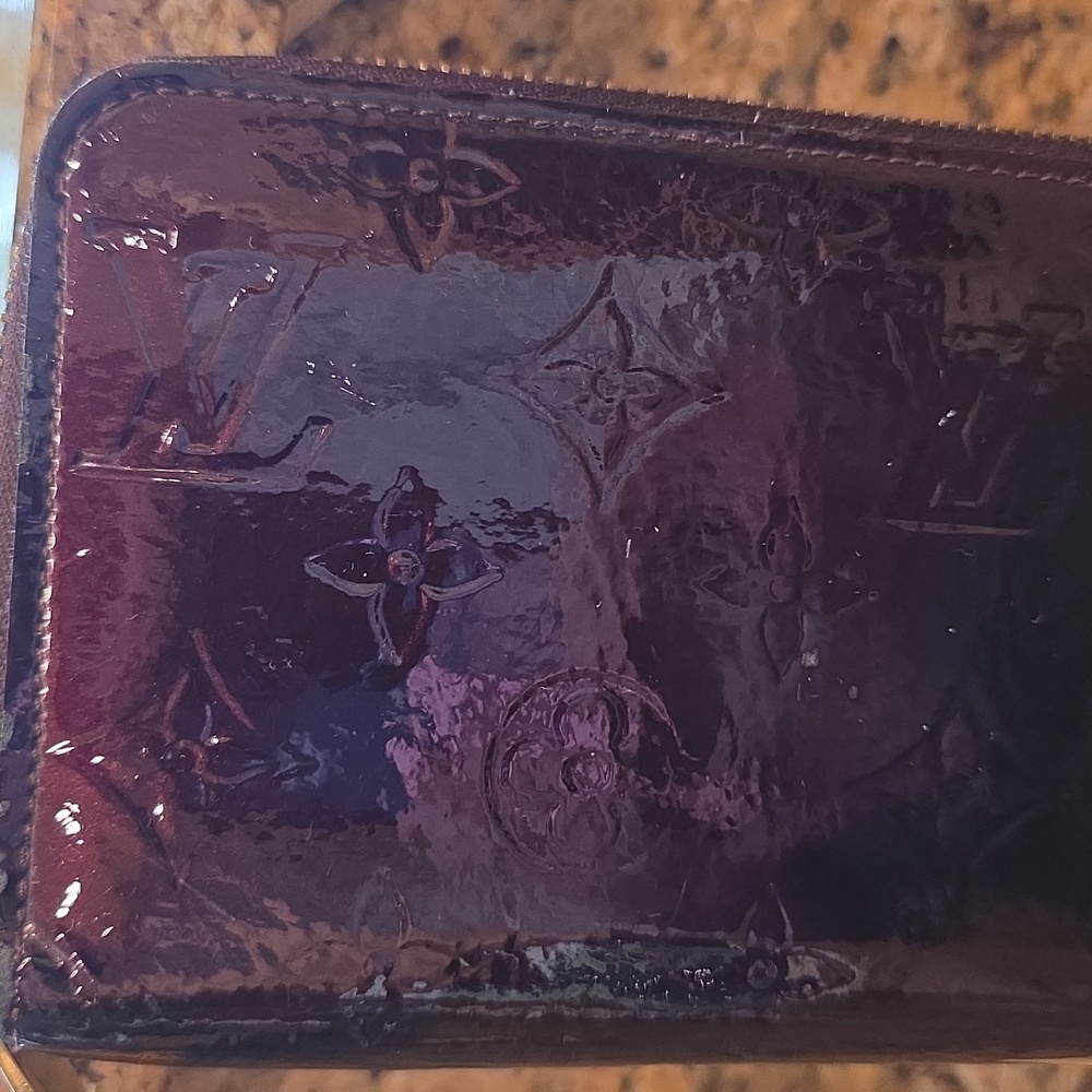 Louis Vuitton Dark Purple Vernis Zippy Wallet - Picture 6 of 17